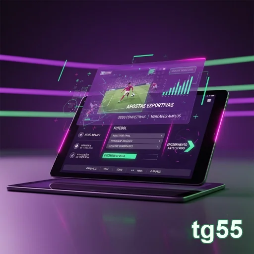 Tela do tg55 mostrando serviços VIP em apostas esportivas.