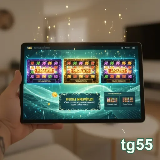 Interface de verificação ágil do tg55 apresentada em tablet.